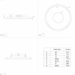 Luminaires Eglo Éclairage Led|Plafonnier Eglo MARMORATA LED Noir, Blanc, 2 lumières