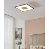 Luminaires Eglo Éclairage Led|Plafonnier Eglo MARMORATA LED Noir, Blanc, 2 lumières