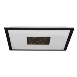 Luminaires Eglo Éclairage Led|Plafonnier Eglo MARMORATA LED Noir, Blanc, 2 lumières