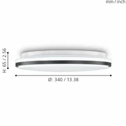 Luminaires Eglo Éclairage Led|Plafonnier Eglo MARUNELLA LED Blanc, 1 lumière