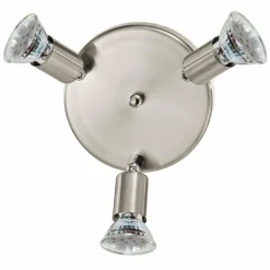 Luminaires Eglo Éclairage Led|Plafonnier Eglo MINI LED Nickel mat, 3 lumières