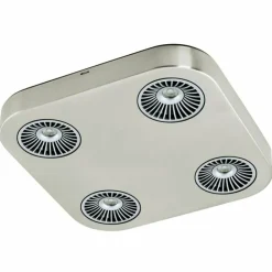 Luminaires Eglo Downlights|Plafonnier Eglo Montale LED Nickel mat, 4 lumières