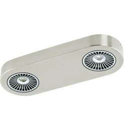 Luminaires Eglo Éclairage Led|Plafonnier Eglo Montale LED Nickel mat, 2 lumières
