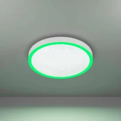 Plafonnier Eglo MONTEMORELOS-Z LED Blanc, 1 lumière, Changeur de couleurs