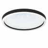 Plafonnier Eglo MONTEMORELOS-Z LED Noir, 1 lumière, Changeur de couleurs