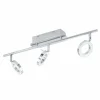 Luminaires Eglo Éclairage Led|Plafonnier Eglo NAUDELLA LED Chrome, 3 lumières
