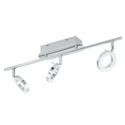 Luminaires Eglo Éclairage Led|Plafonnier Eglo NAUDELLA LED Chrome, 3 lumières