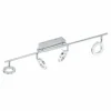Luminaires Eglo Éclairage Led|Plafonnier Eglo NAUDELLA LED Chrome, 4 lumières