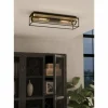 Luminaires Eglo Plafonniers|Plafonnier Eglo NOHALES Noir, 2 lumières