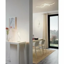 Luminaires Eglo Éclairage Led|Plafonnier Eglo NOVAFELTRIA LED Nickel mat, 1 lumière