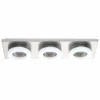 Luminaires Eglo Éclairage Led|Plafonnier Eglo PALENA LED Nickel mat, 3 lumières