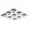 Luminaires Eglo Éclairage Led|Plafonnier Eglo PALENA LED Nickel mat, 9 lumières