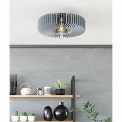 Luminaires Eglo Plafonniers|Plafonnier Eglo PALOMBAIA Noir, 1 lumière