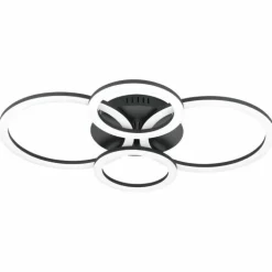 Plafonnier Eglo PARRAPOS-Z LED Noir, 1 lumière