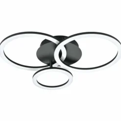 Plafonnier Eglo PARRAPOS-Z LED Noir, 1 lumière