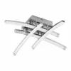 Luminaires Eglo Éclairage Led|Plafonnier Eglo PERTINI LED Chrome, 4 lumières