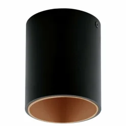 Luminaires Eglo Éclairage Led|Plafonnier Eglo POLASSO LED Cuivre, Noir, 1 lumière