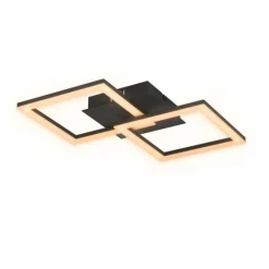 Luminaires Eglo Éclairage Led|Plafonnier Eglo RGBIC LED Noir, 2 lumières, Télécommandes, Changeur de couleurs