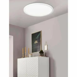 Plafonnier Eglo ROVITO-Z LED Blanc, 1 lumière, Changeur de couleurs