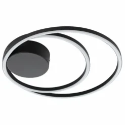 Luminaires Eglo Éclairage Led|Plafonnier Eglo RUOTALE LED Noir, 1 lumière
