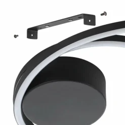 Luminaires Eglo Éclairage Led|Plafonnier Eglo RUOTALE LED Noir, 1 lumière