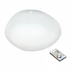 Luminaires Eglo Éclairage Led|Plafonnier Eglo SILERAS LED Blanc, 1 lumière, Télécommandes