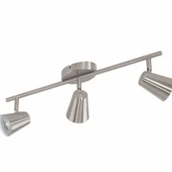 Luminaires Eglo Éclairage Led|Plafonnier Eglo TRAVALE LED Nickel mat, 3 lumières