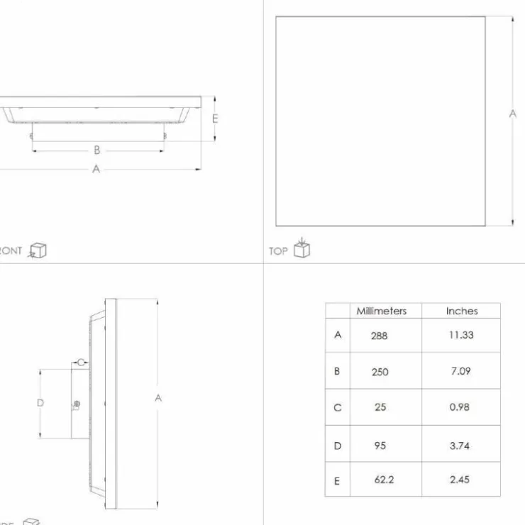 Luminaires Eglo Éclairage Led|Plafonnier Eglo TURCONA-B LED Blanc, 1 lumière