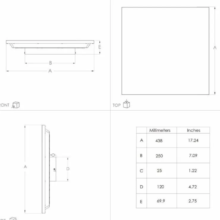 Luminaires Eglo Éclairage Led|Plafonnier Eglo TURCONA-B LED Blanc, 1 lumière