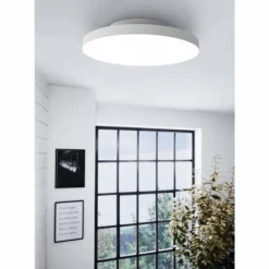 Plafonnier Eglo TURCONA-Z LED Blanc, 1 lumière, Changeur de couleurs