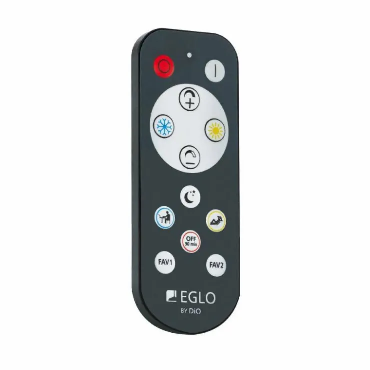 Luminaires Eglo Éclairage Led|Plafonnier Eglo ULISANO LED Noir, 1 lumière, Télécommandes