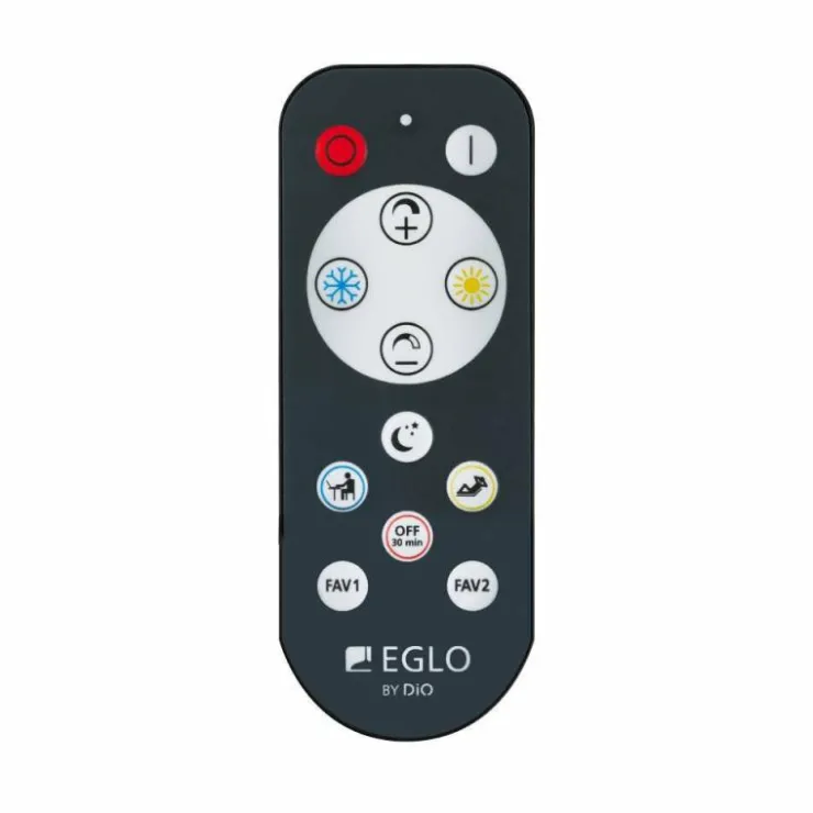 Luminaires Eglo Éclairage Led|Plafonnier Eglo ULISANO LED Noir, 1 lumière, Télécommandes