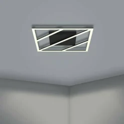 Luminaires Eglo Éclairage Led|Plafonnier Eglo ULISANO LED Noir, 1 lumière, Télécommandes