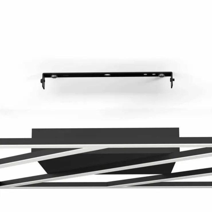 Luminaires Eglo Éclairage Led|Plafonnier Eglo ULISANO LED Noir, 1 lumière, Télécommandes