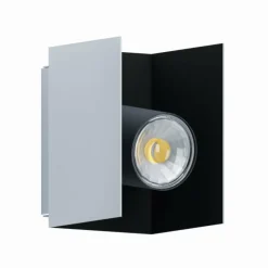 Luminaires Eglo Plafonniers|Plafonnier Eglo VISERBA Aluminium, Noir, 1 lumière