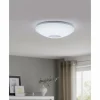 Luminaires Eglo Éclairage Led|Plafonnier Eglo VOLTAGO 2 LED Aspect cristal, Blanc, 1 lumière, Télécommandes