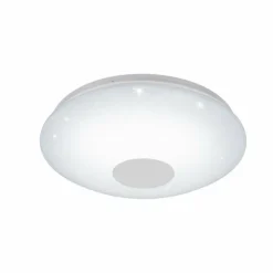 Luminaires Eglo Éclairage Led|Plafonnier Eglo VOLTAGO 2 LED Aspect cristal, Blanc, 1 lumière, Télécommandes