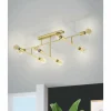 Luminaires Eglo Plafonniers|Plafonnier Eglo-Leuchten BELSIANA Laiton, 8 lumières