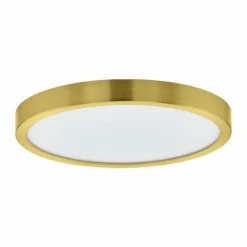 Luminaires Eglo Éclairage Led|Plafonnier Eglo-Leuchten FUEVA LED Laiton, 1 lumière