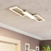 Luminaires Eglo Éclairage Led|Plafonnier Eglo-Leuchten MONIROTE LED Nickel mat, 1 lumière, Télécommandes