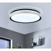 Luminaires Eglo Éclairage Led|Plafonnier Eglo-Leuchten SELUCI LED Noir, 1 lumière
