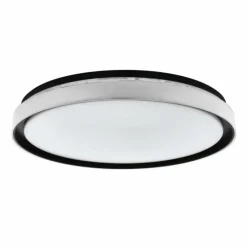 Luminaires Eglo Éclairage Led|Plafonnier Eglo-Leuchten SELUCI LED Noir, 1 lumière