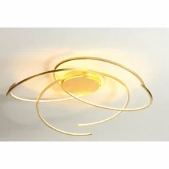 Plafonnier Escale SPACE LED Or, 1 lumière