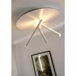 Luminaires Eva Luz Éclairage Led|Plafonnier Evaluz Orion LED Blanc, 3 lumières