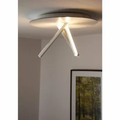 Luminaires Eva Luz Éclairage Led|Plafonnier Evaluz Orion LED Blanc, 3 lumières