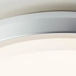 plafonnier extérieur Brilliant Devora LED Argenté, 1 lumière