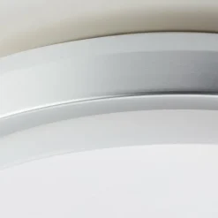 plafonnier extérieur Brilliant Devora LED Argenté, 1 lumière