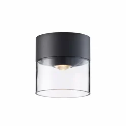 plafonnier extérieur LCD 5068 LED Noir, 1 lumière