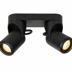 plafonnier extérieur Lucide NIORT Noir, 2 lumières