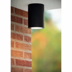 plafonnier extérieur Lucide VOLANTIS Noir, 1 lumière